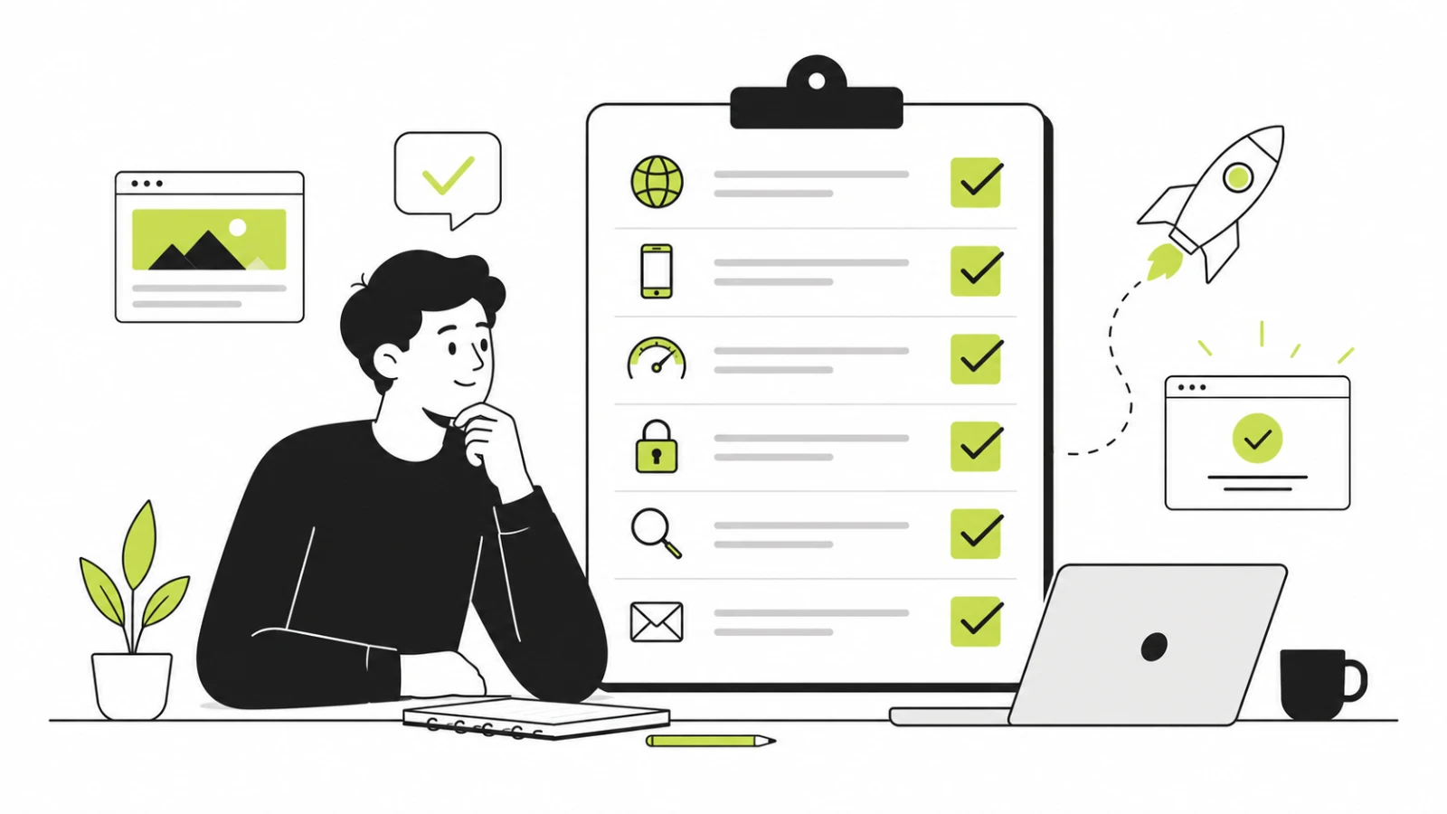 Checklist antes de lanzar tu web: lo que reviso siempre antes de publicar
